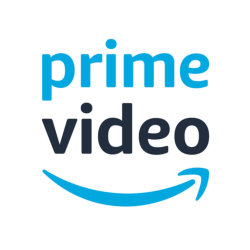 Prime Video's logo: Prime over Video over an arrow sweeping left to right
