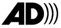AD Logo: A & D followed by soundwavees