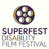 A reel of film with the words "Superfest Disability Film Festival" underneath